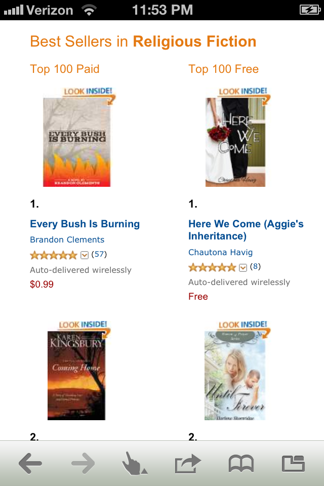 Giveaway Insanity for Every Bush Is Burning